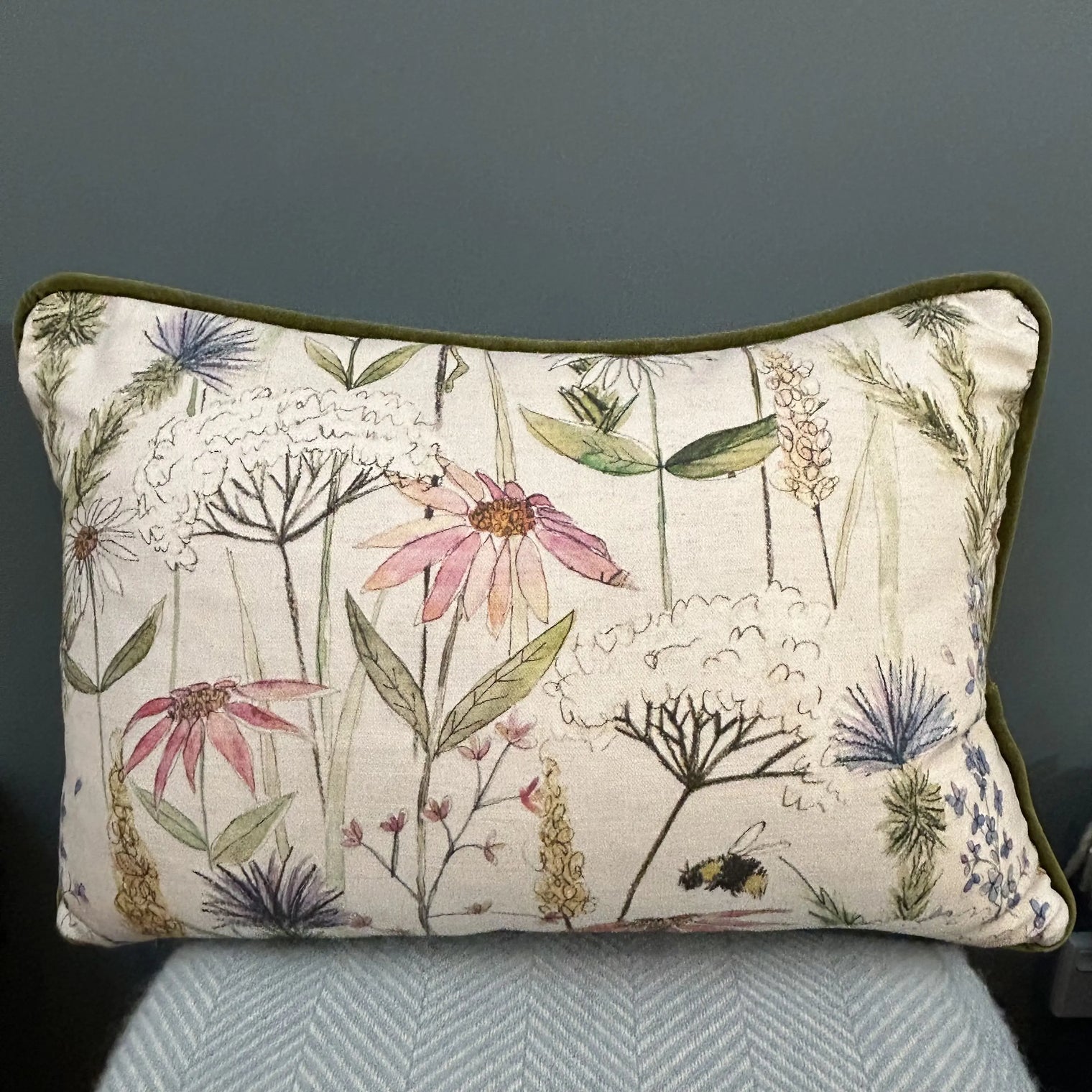 Voyage Wildflower Cushion FABRIC HOUSE