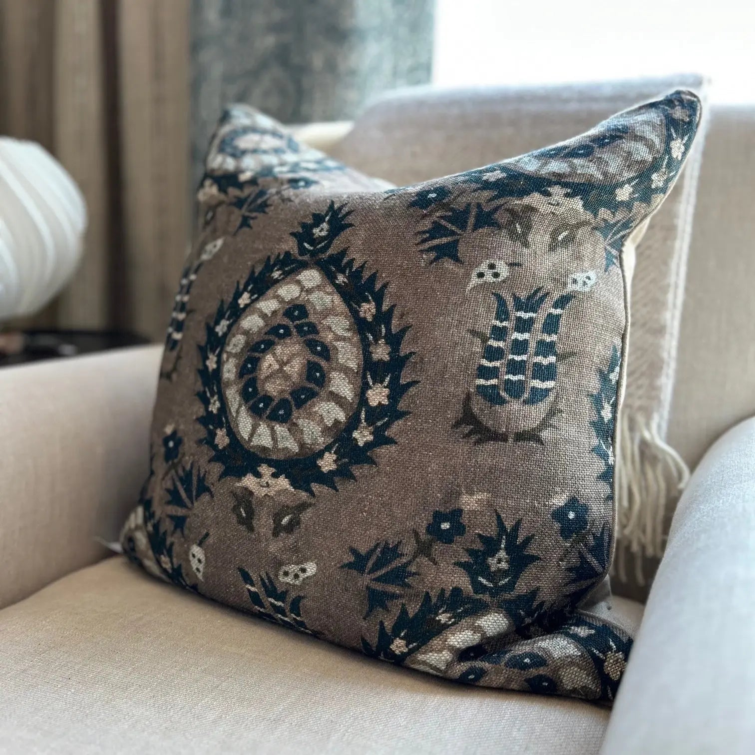 Mind the Gap 'Flourish' Cushion FABRIC HOUSE