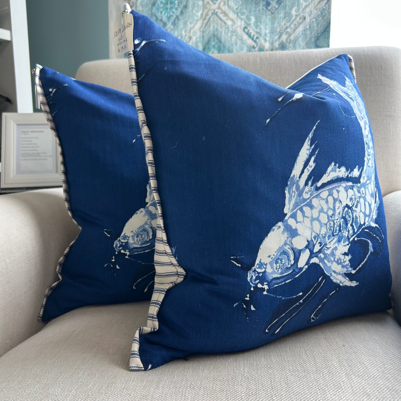 Ralph Lauren Koi Cushion FABRIC HOUSE