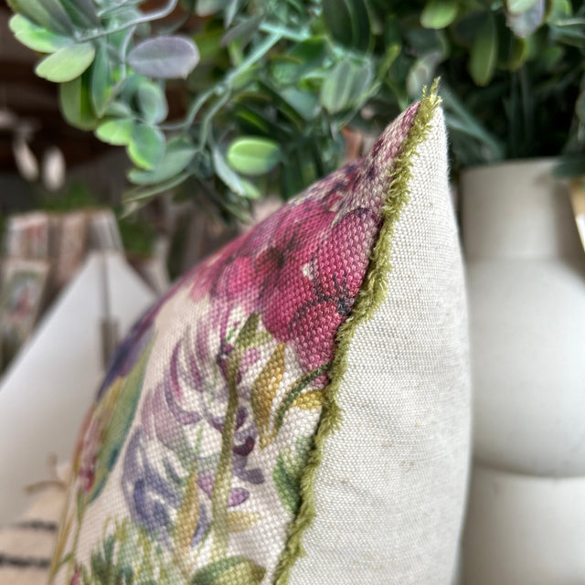 Voyage Hydrangea Cushion - 35x50cm FABRIC HOUSE