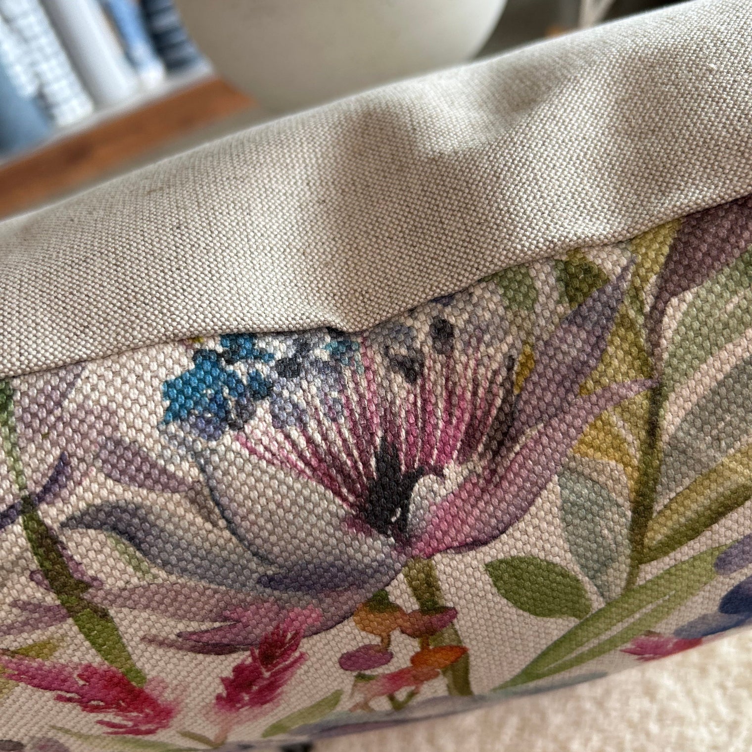 Voyage Hydrangea Cushion - 35x50cm FABRIC HOUSE