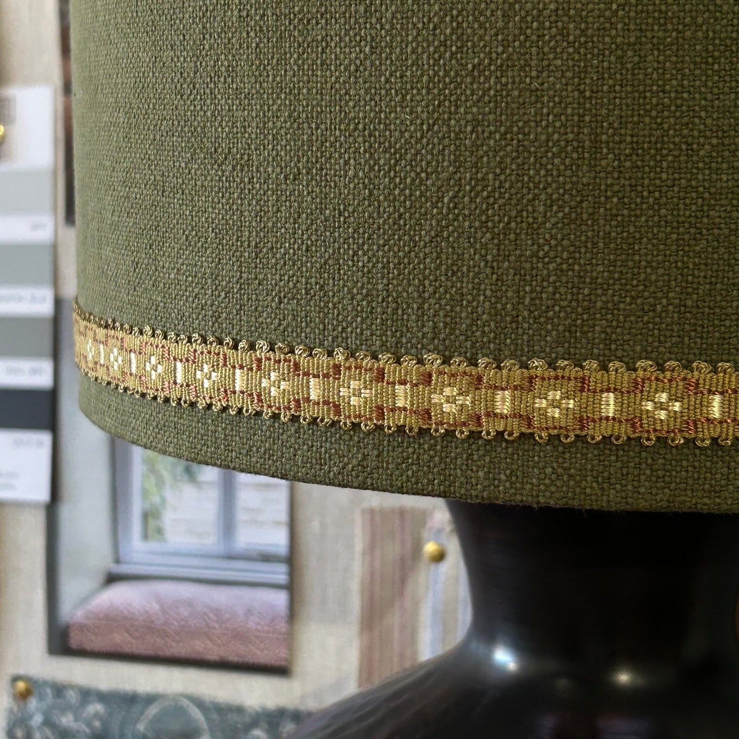 Mariola Verde Lampshade FABRIC HOUSE