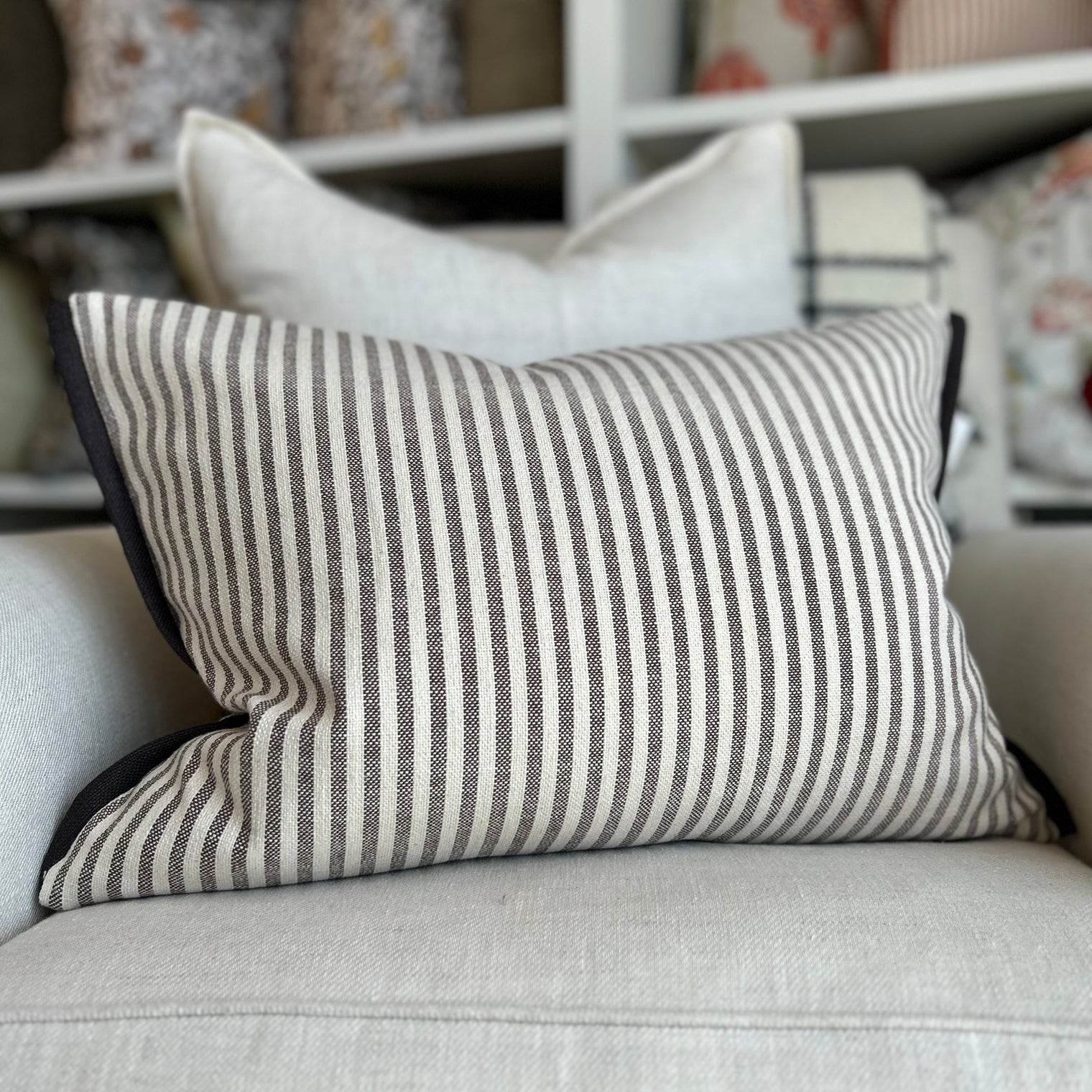 Mariola Stripe Cushion FABRIC HOUSE