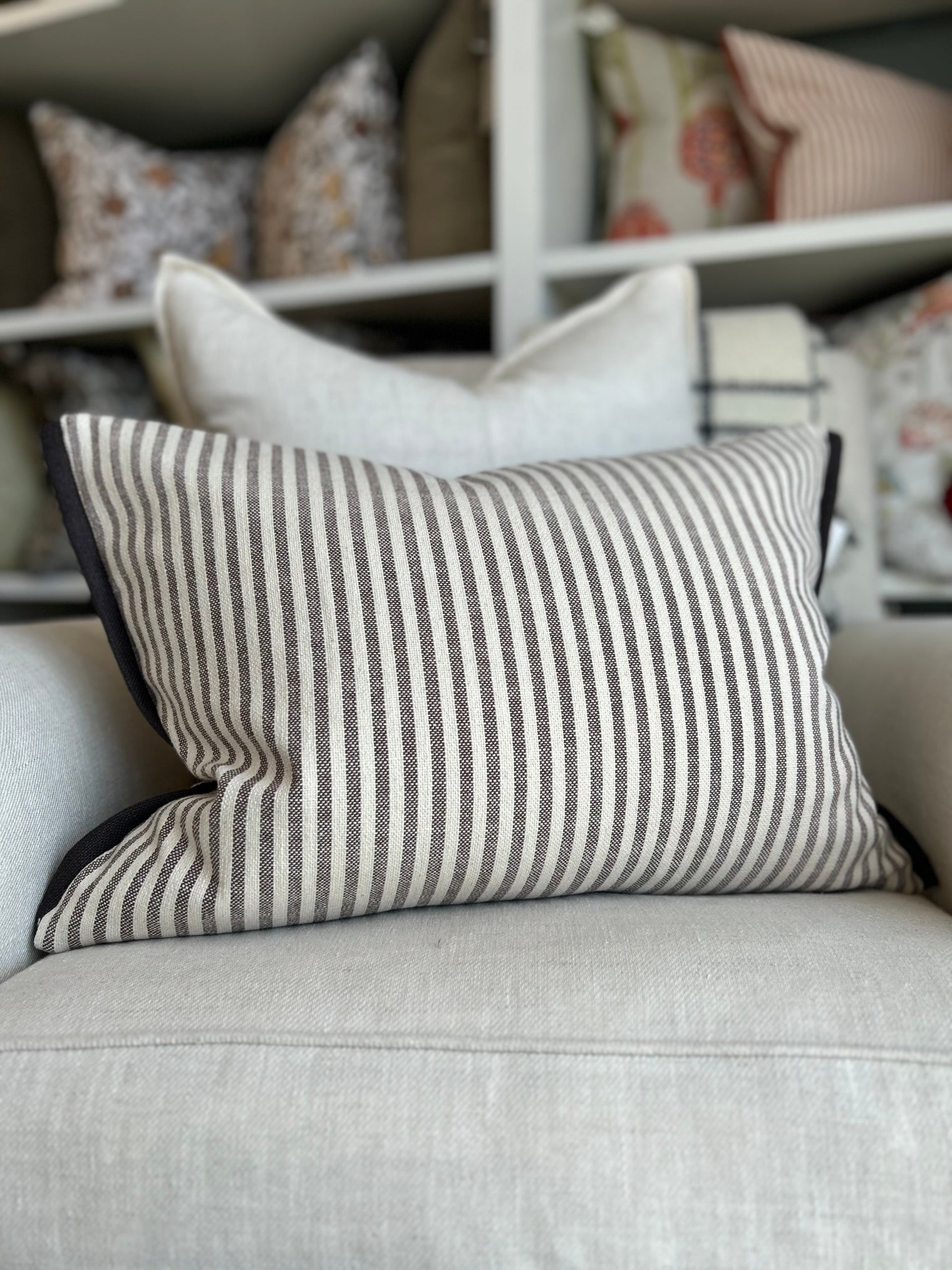 Mariola Stripe Cushion FABRIC HOUSE