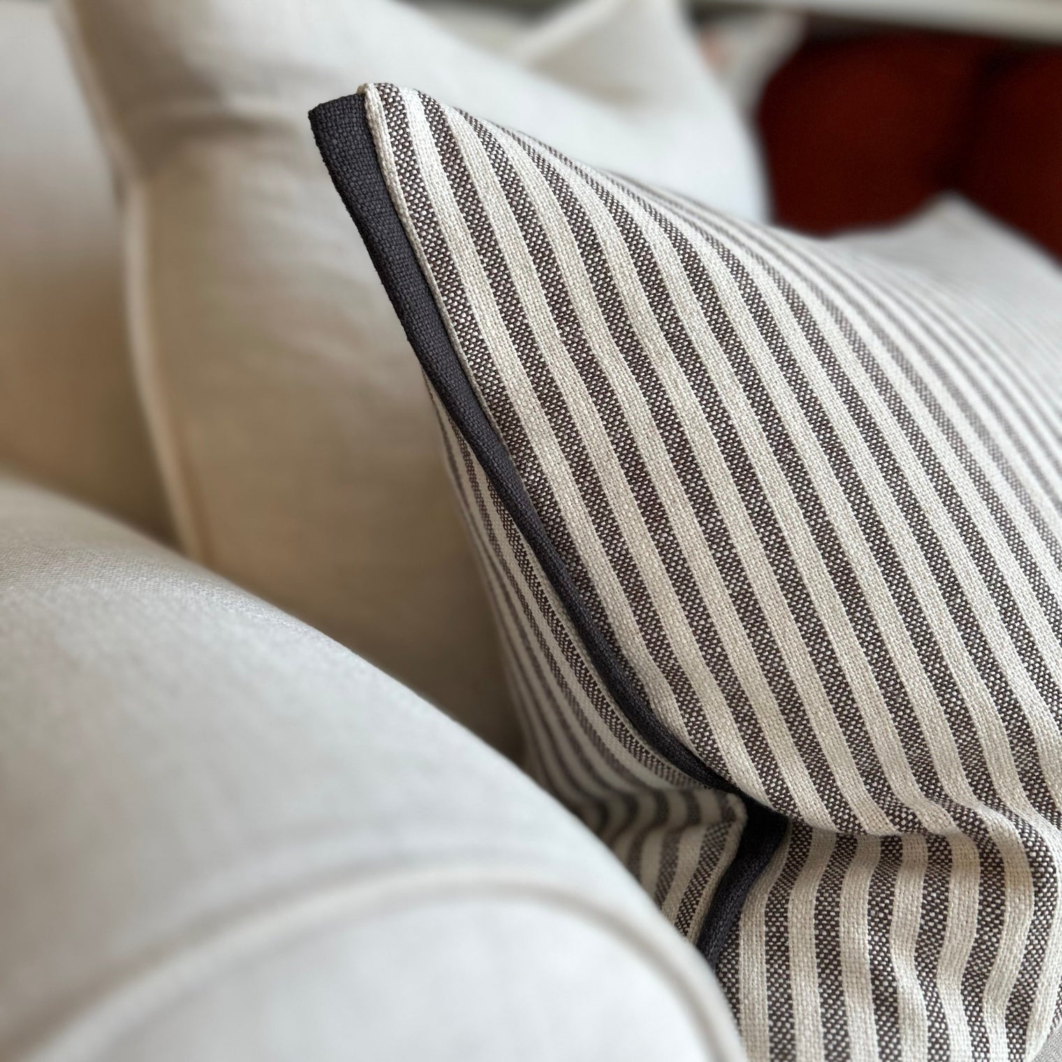 Mariola Stripe Cushion FABRIC HOUSE