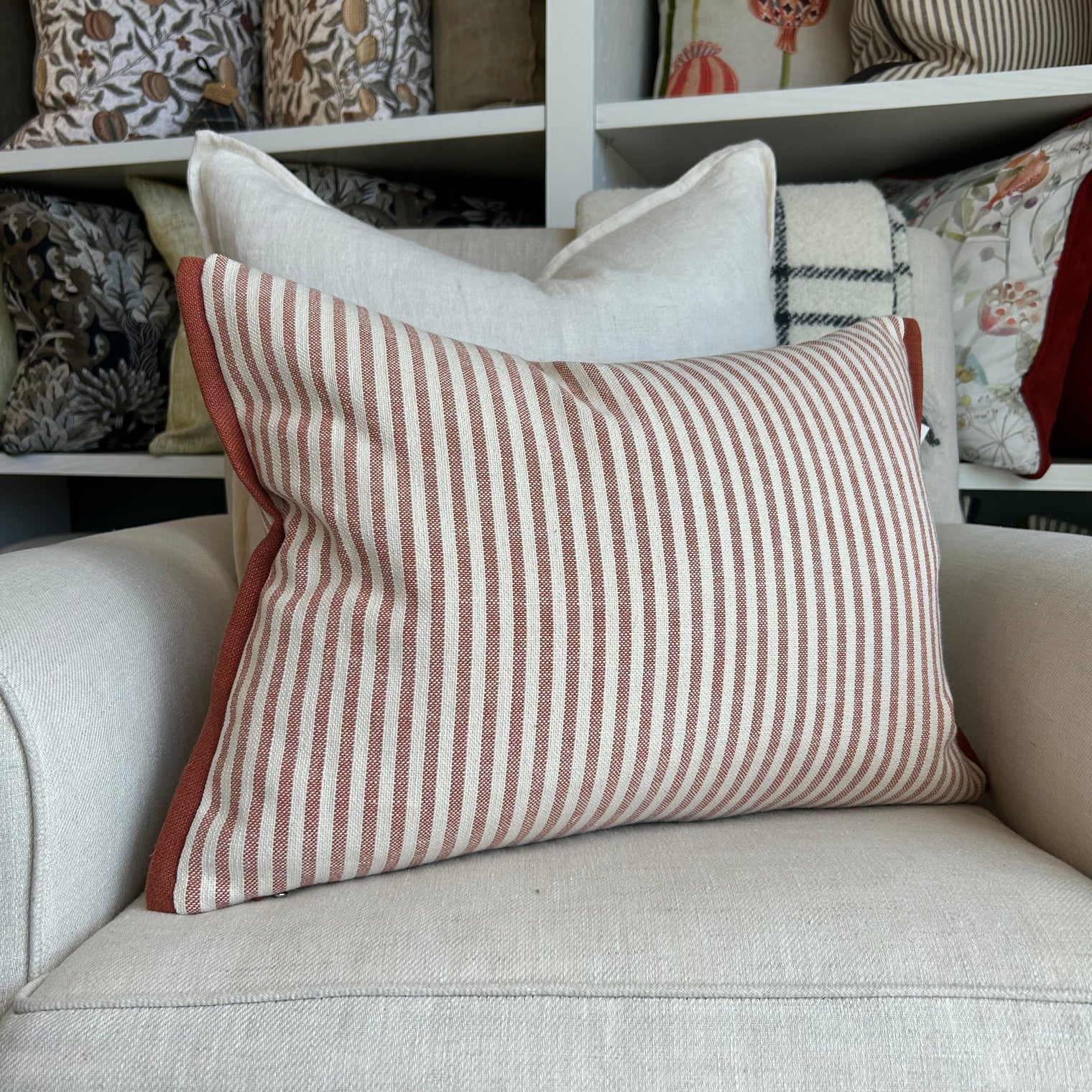 Mariola Stripe Cushion FABRIC HOUSE