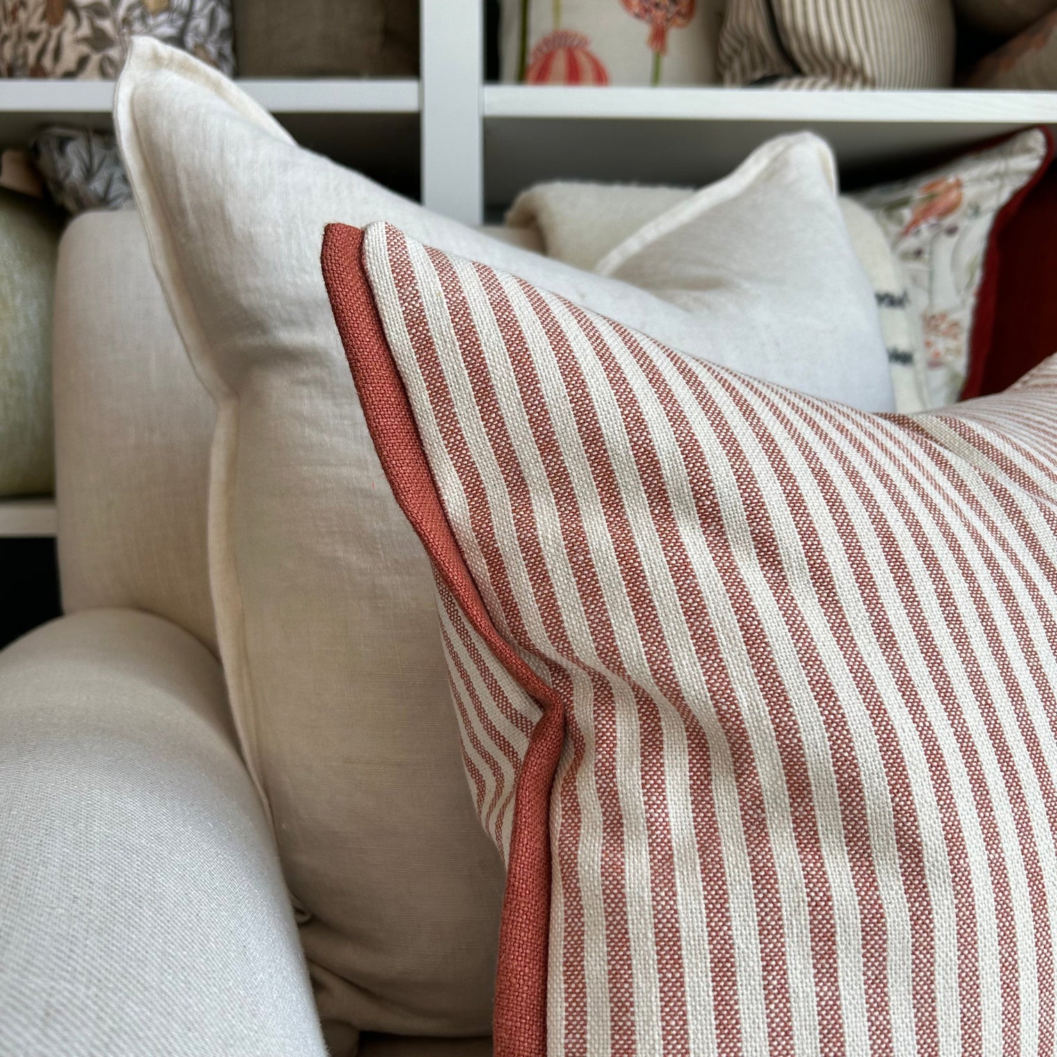Mariola Stripe Cushion FABRIC HOUSE