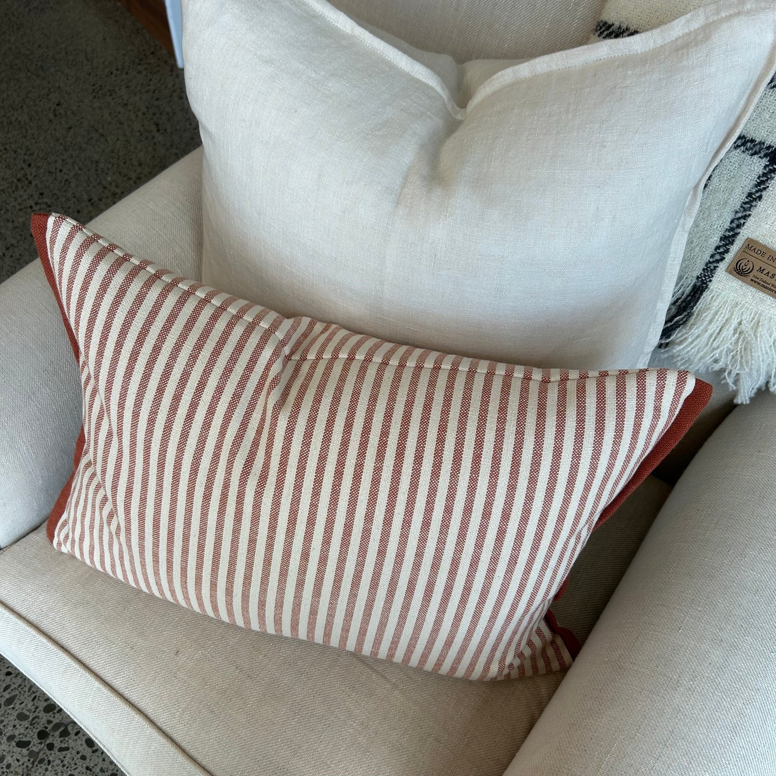 Mariola Stripe Cushion FABRIC HOUSE
