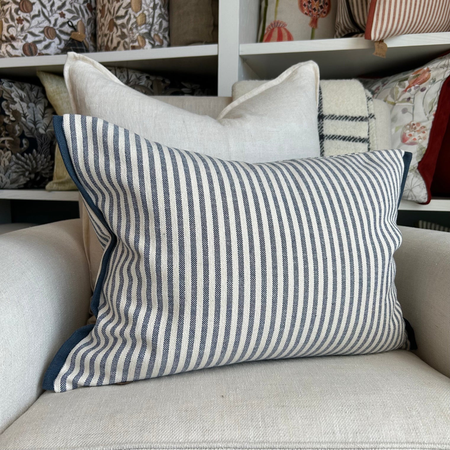 Mariola Stripe Cushion FABRIC HOUSE