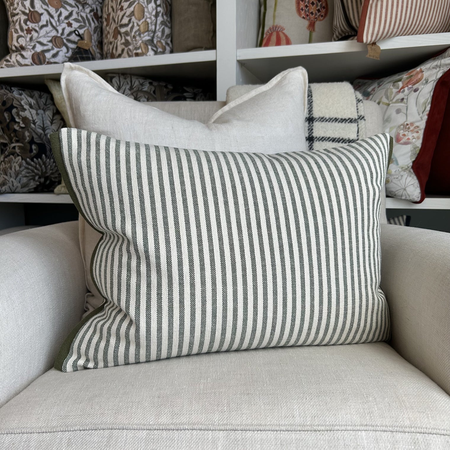 Mariola Stripe Cushion FABRIC HOUSE