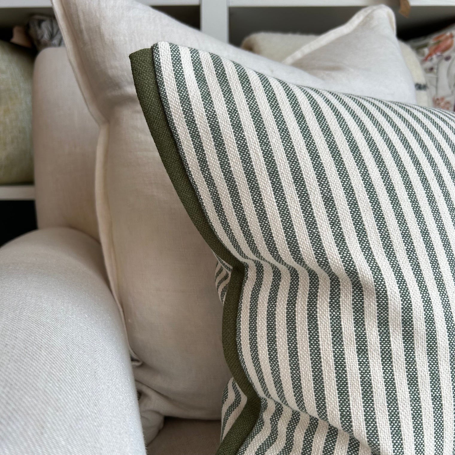 Mariola Stripe Cushion FABRIC HOUSE