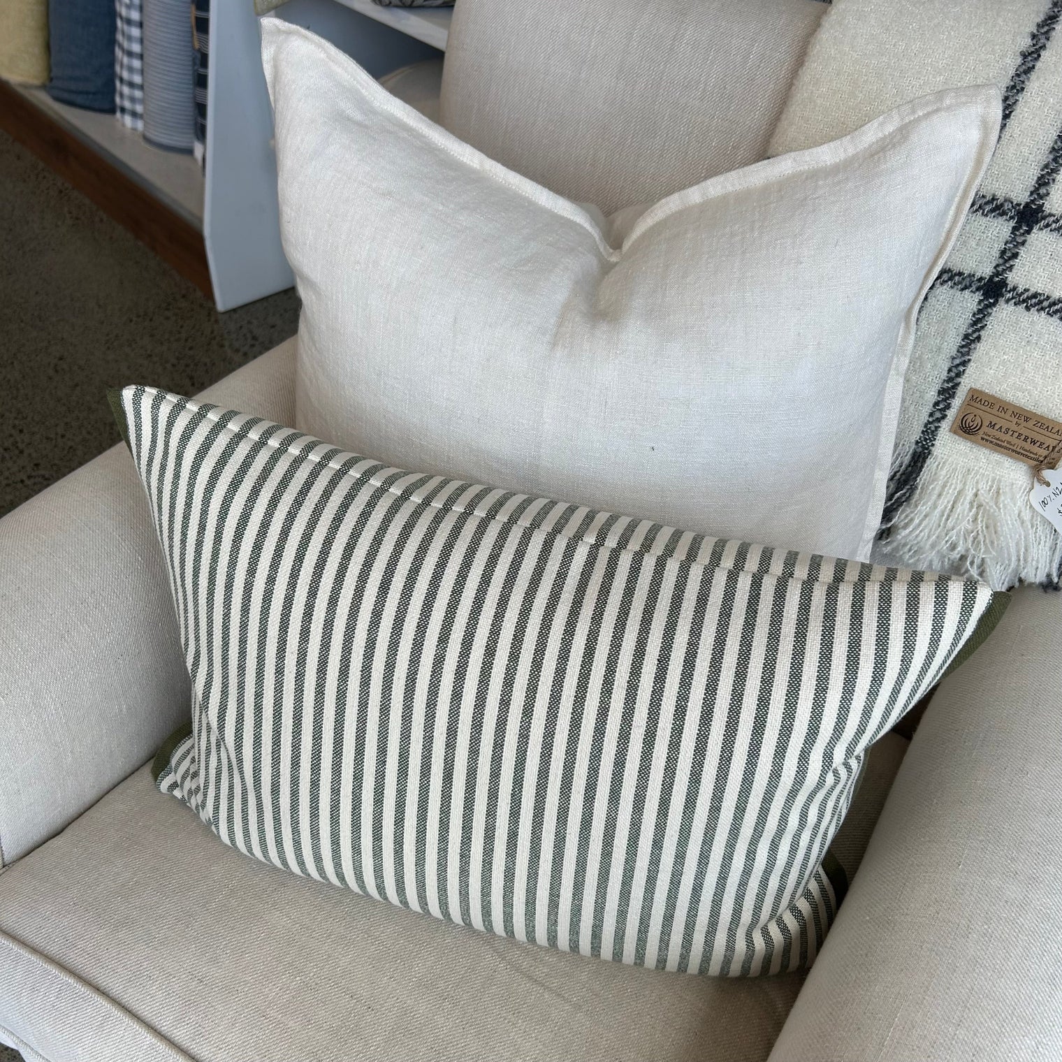 Mariola Stripe Cushion FABRIC HOUSE