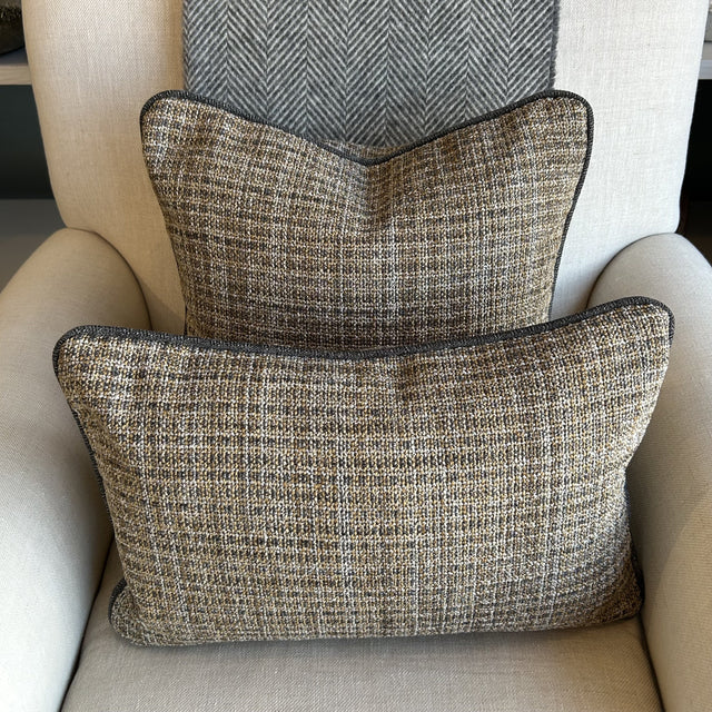 Mustard Weave Cushion FABRIC HOUSE