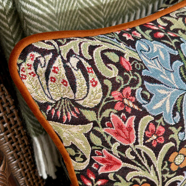 William Morris Golden Lily Cushion FABRIC HOUSE