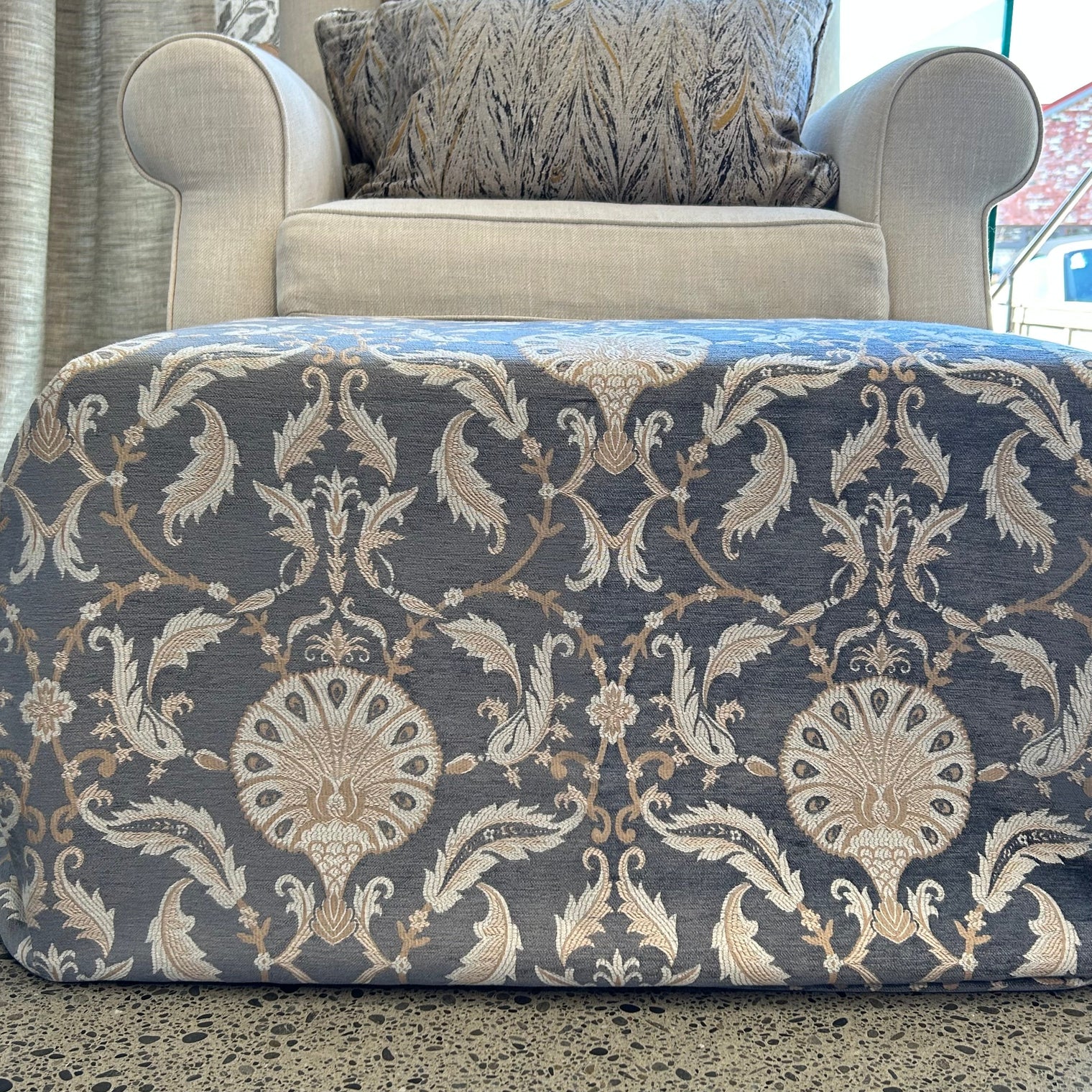 JD OTTOMAN JIM DICKENS