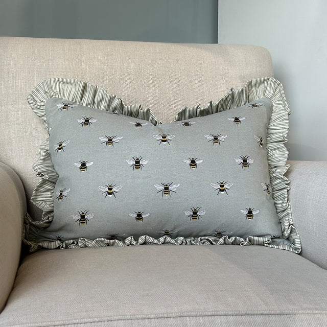 Ruffle Bee Cushion FABRIC HOUSE