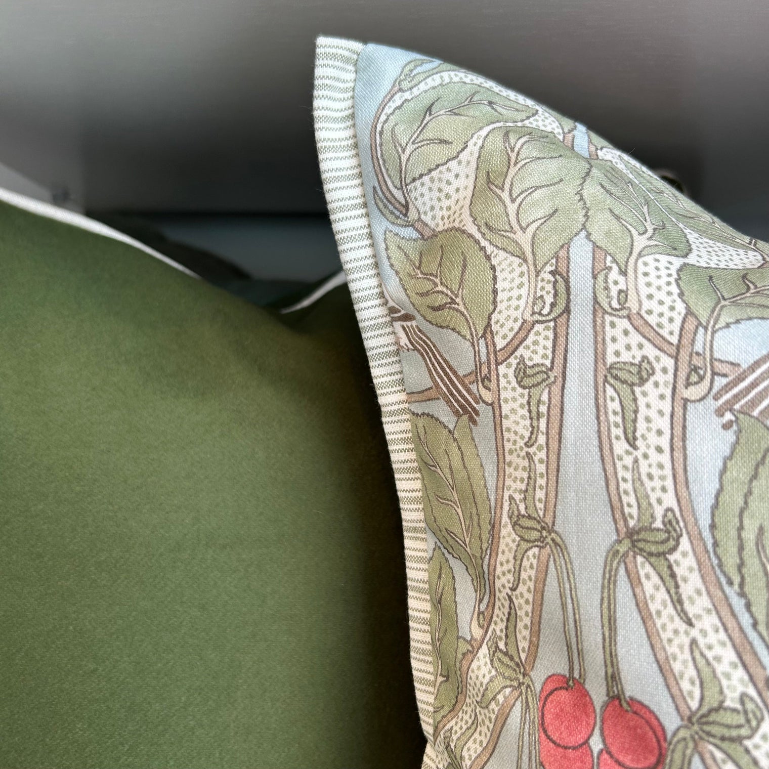 GP&J Baker Birds & Cherries Cushion Not specified