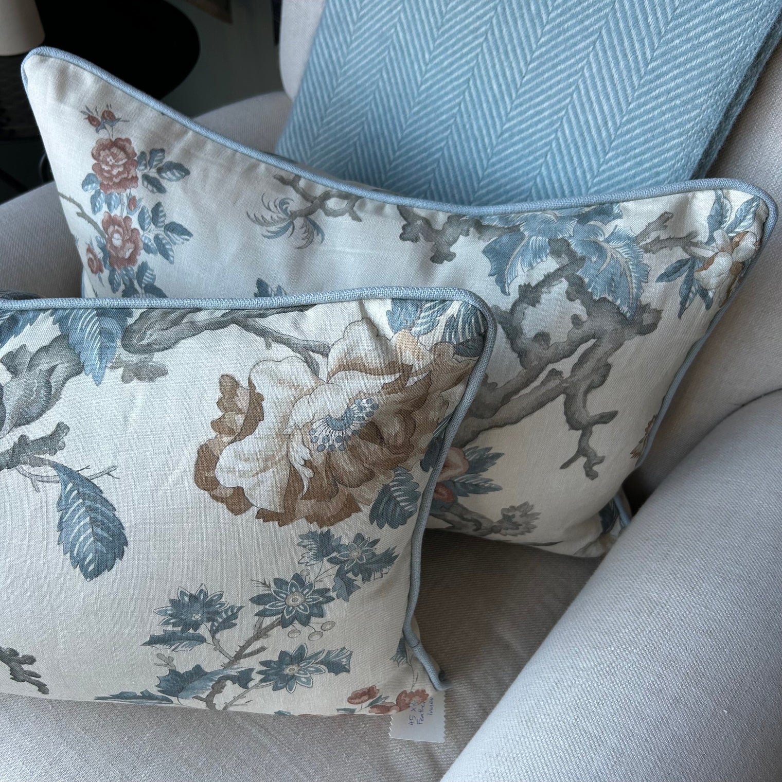 Garsington Piped Cushion Not specified