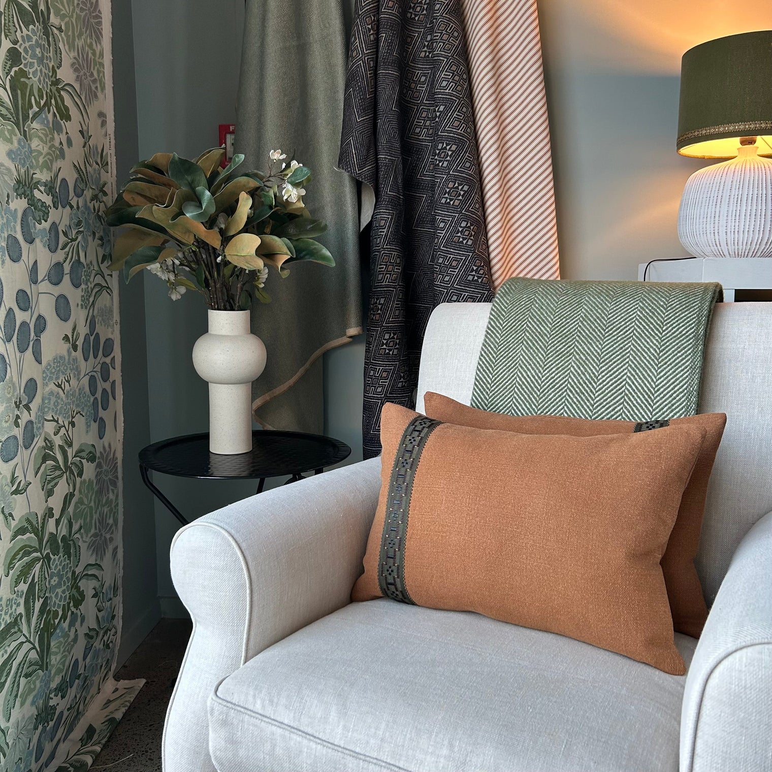 Lintosca Linen with Trim Cushion Not specified