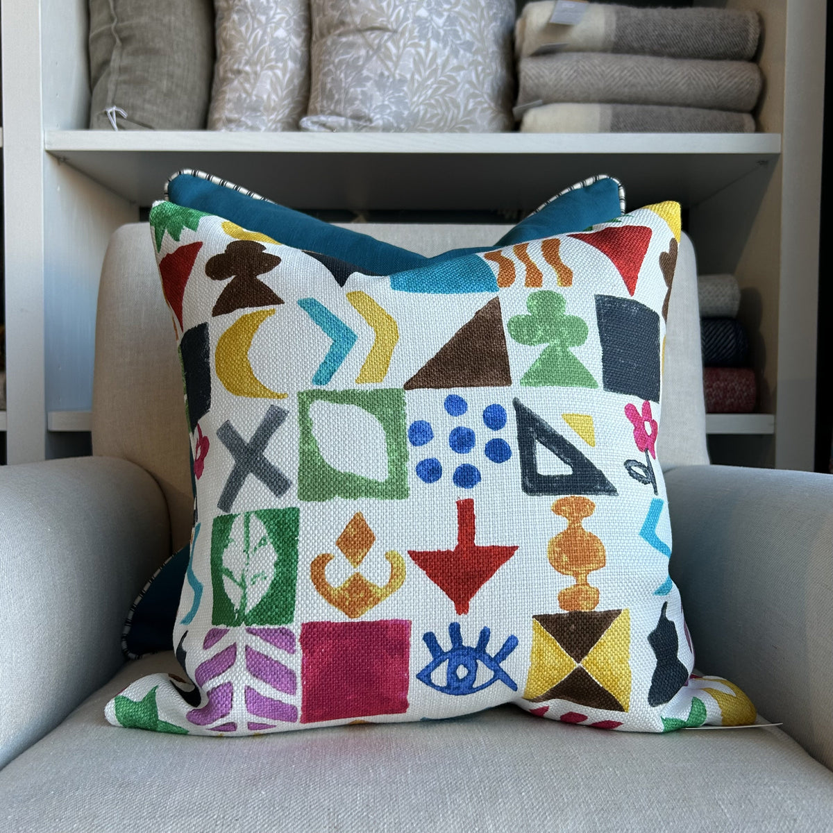 GP&J Baker Potato Print Cushion Not specified