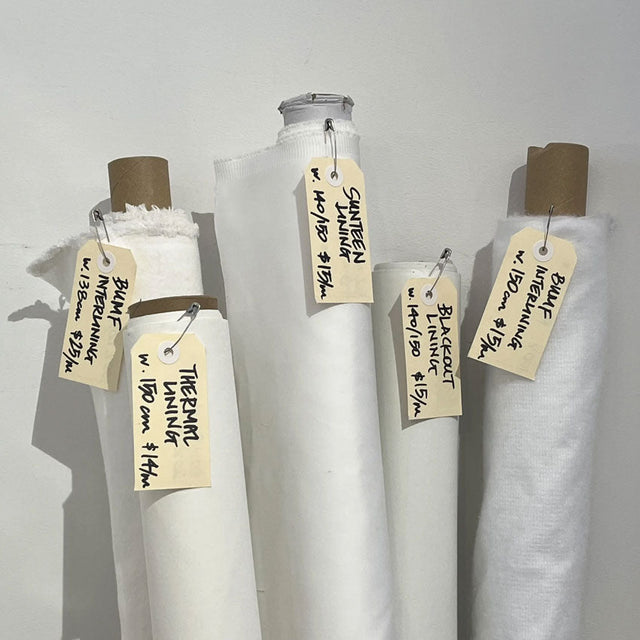 Lining fabrics at the Fabric House