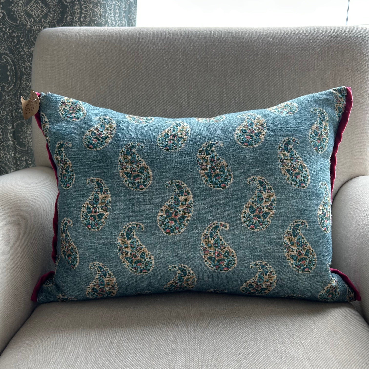 G P & J Baker Patola Paisley Cushion