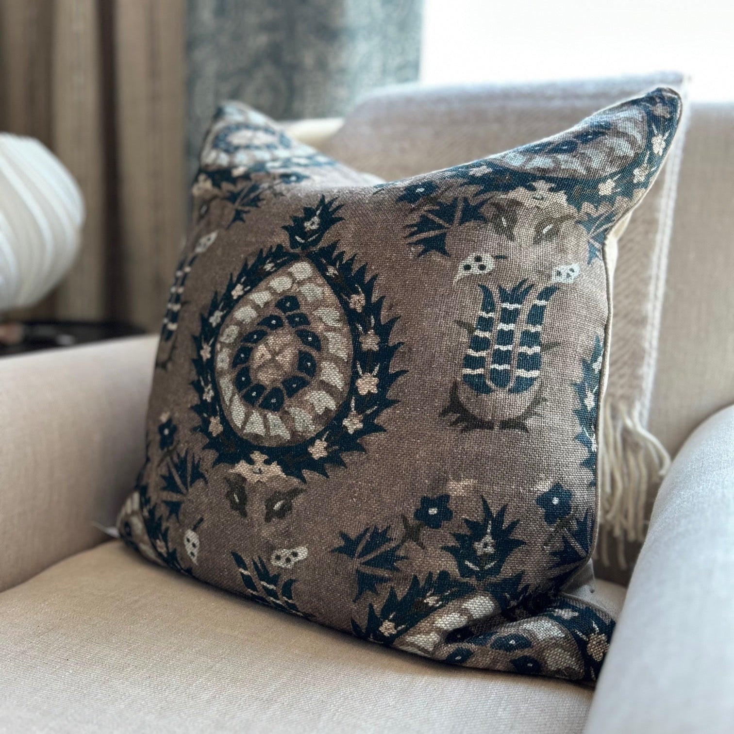 Mind the Gap 'Flourish' Cushion