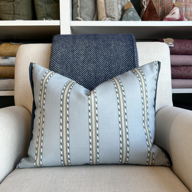 Holland Park Stripe Cushion FABRIC HOUSE