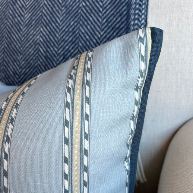 Holland Park Stripe Cushion FABRIC HOUSE