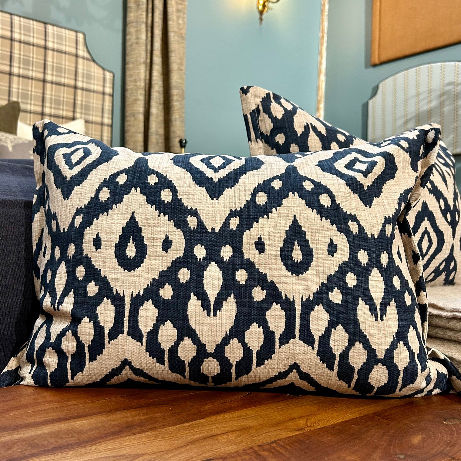 Marrakech Ink Cushion FABRIC HOUSE