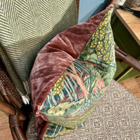 GP& J Baker Ruskin Velvet Cushion FABRIC HOUSE