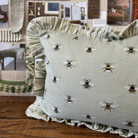 Ruffle Bee Cushion FABRIC HOUSE