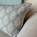 'Bagru' Azure Cushion Not specified