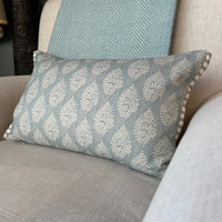'Bagru' Azure Cushion Not specified