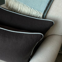 Tela Linen Piped Cushion Not specified
