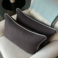 Tela Linen Piped Cushion Not specified