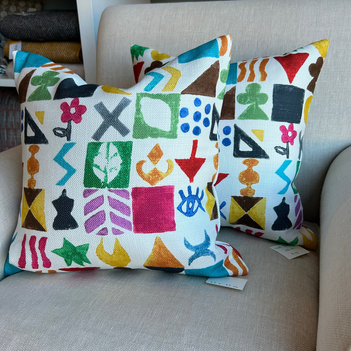 GP&J Baker Potato Print Cushion Not specified
