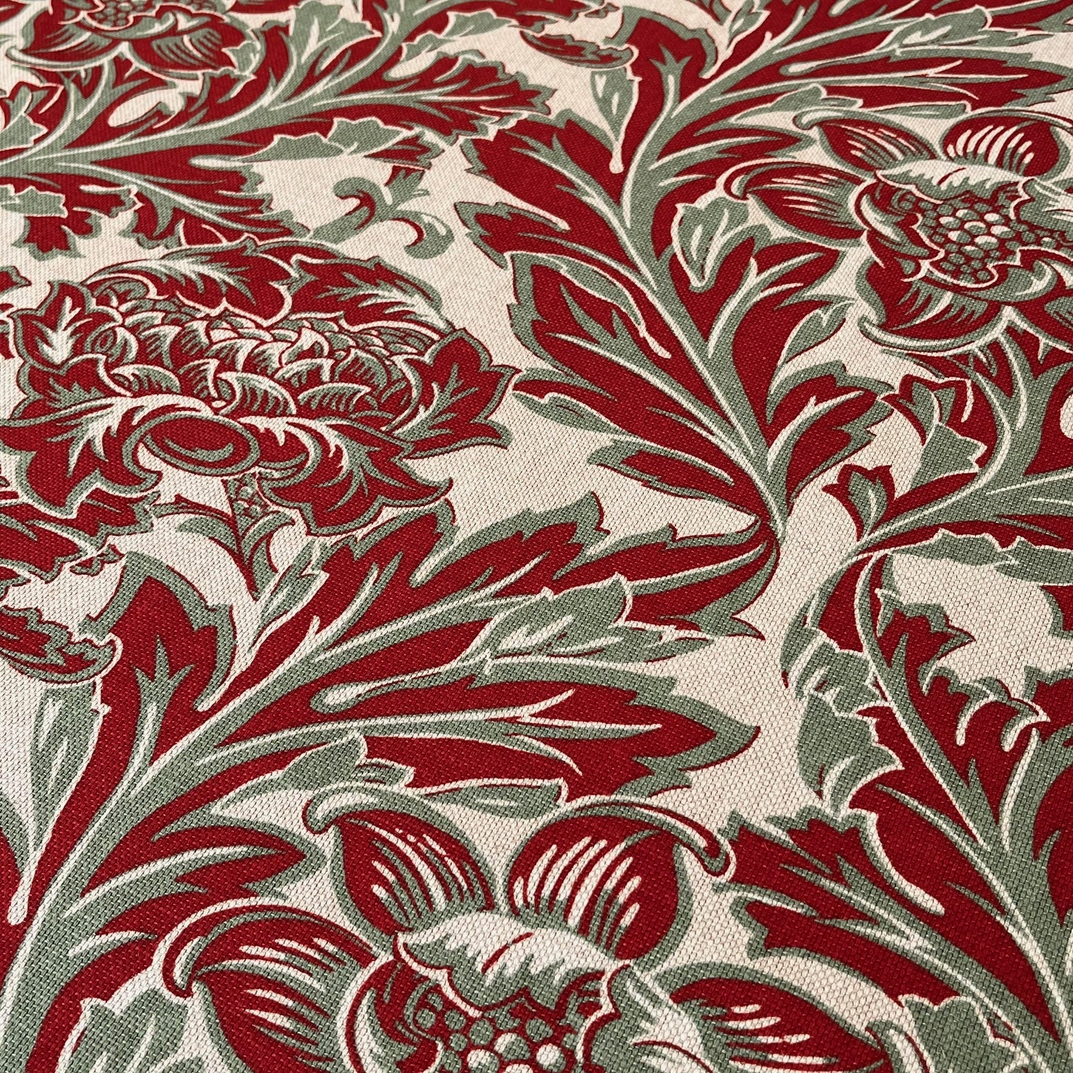 RED DAMASK