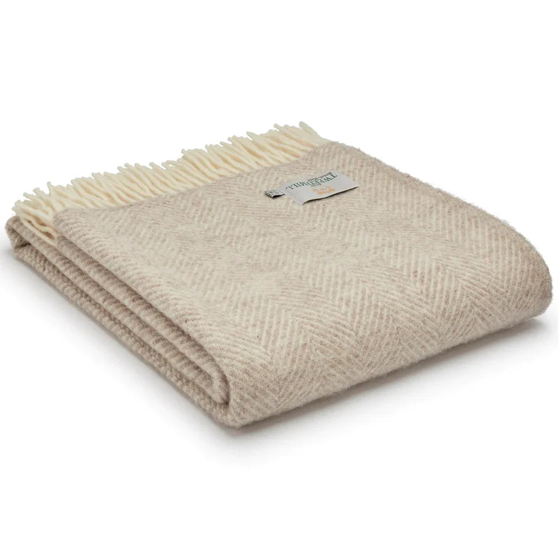 TWEEDMILL HERRINGBONE THROW