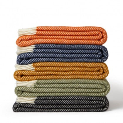 TWEEDMILL HERRINGBONE THROW - Fabric House